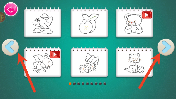 儿童游戏涂色画画