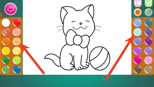 儿童游戏涂色画画