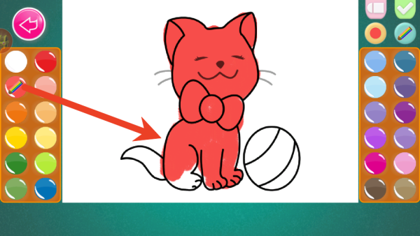 儿童游戏涂色画画