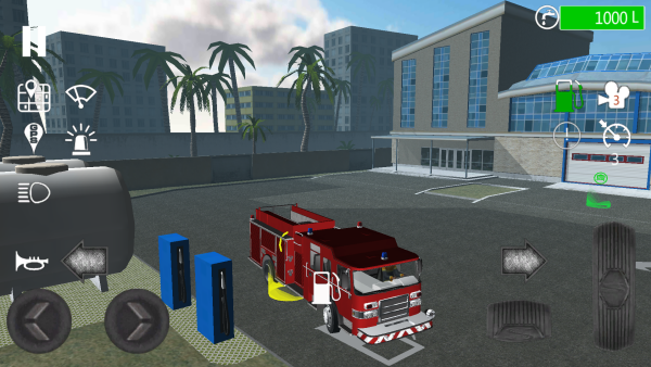 消防车英雄救援