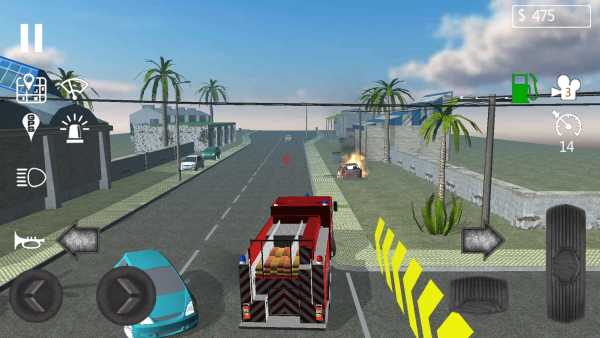 消防车英雄救援