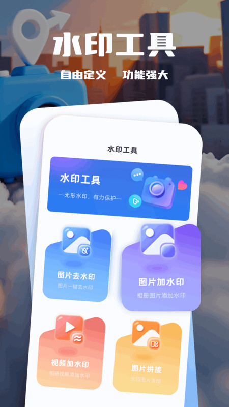 可改定位水印相机1