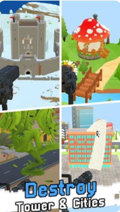 像素建筑破坏模拟器 3D3
