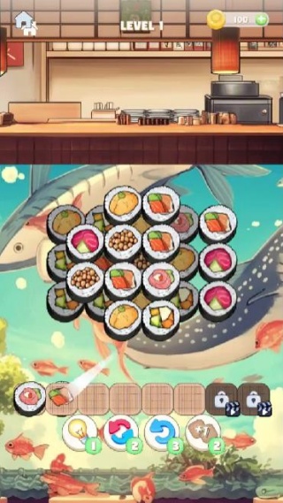 三重寿司配对拼图