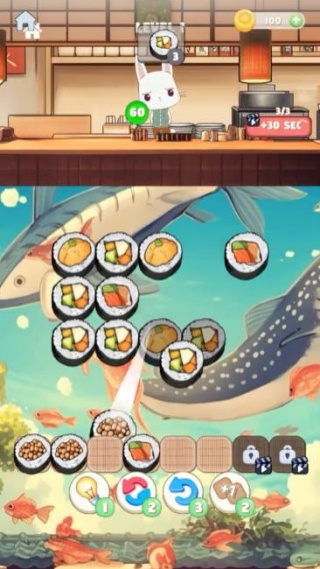 三重寿司配对拼图