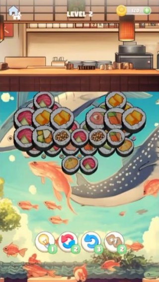 三重寿司配对拼图