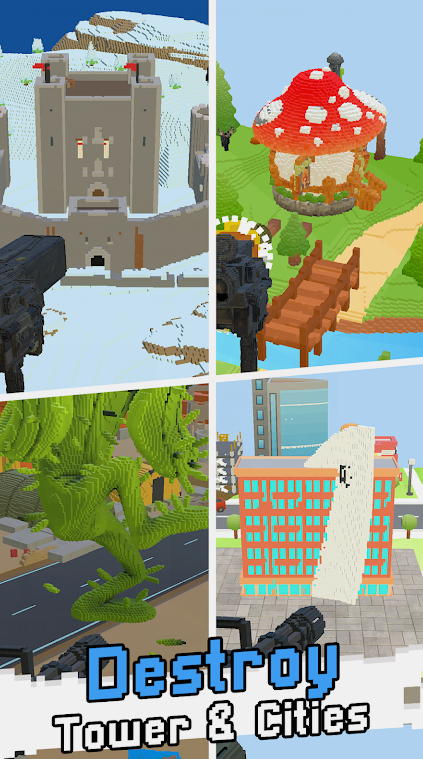 像素建筑破坏模拟器3D4