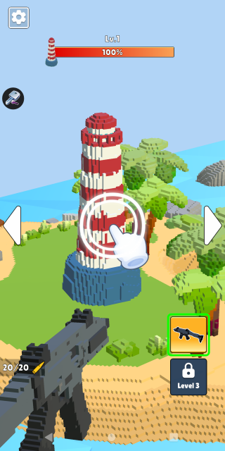 像素建筑破坏模拟器3D