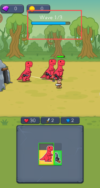 模拟恐龙合并战斗