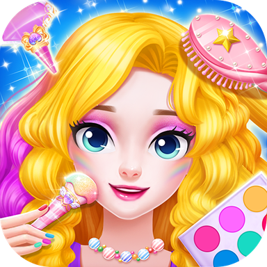 迷你校园公主化妆