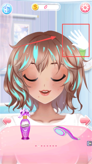 迷你校园公主化妆