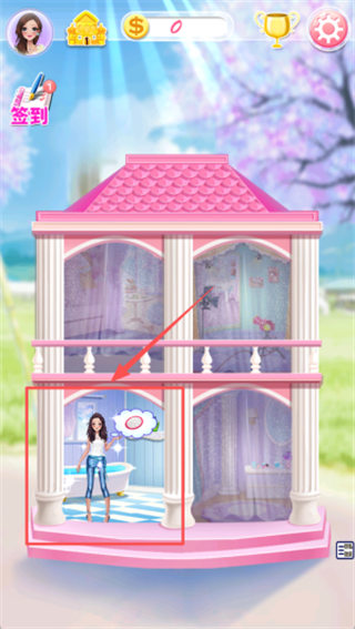 迷你校园公主化妆