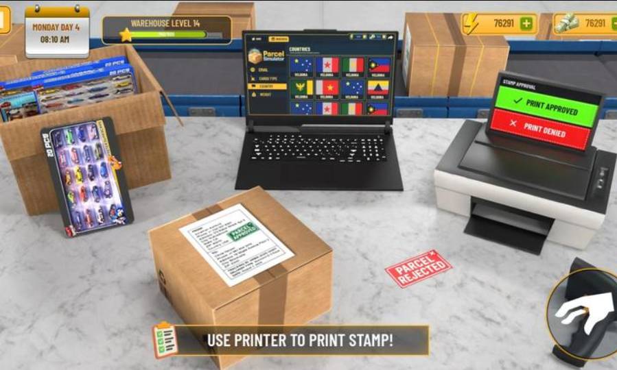 包裹递送模拟器3D1