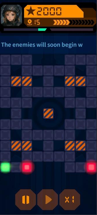 无限战争瓷砖防御1