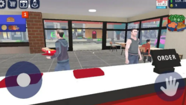 曼尼汉堡店双人厨房料理模拟器1