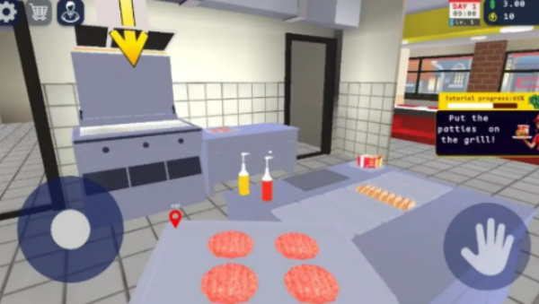 曼尼汉堡店双人厨房料理模拟器2