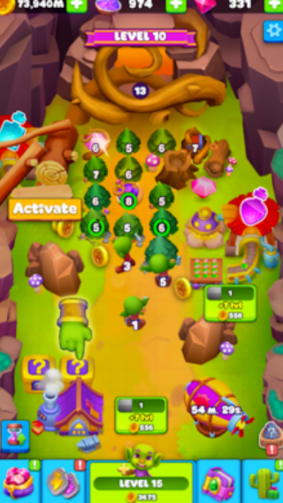 哥布林矿工放置合并