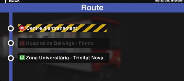 地铁模拟巴塞罗那地铁