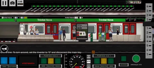 地铁模拟巴塞罗那地铁