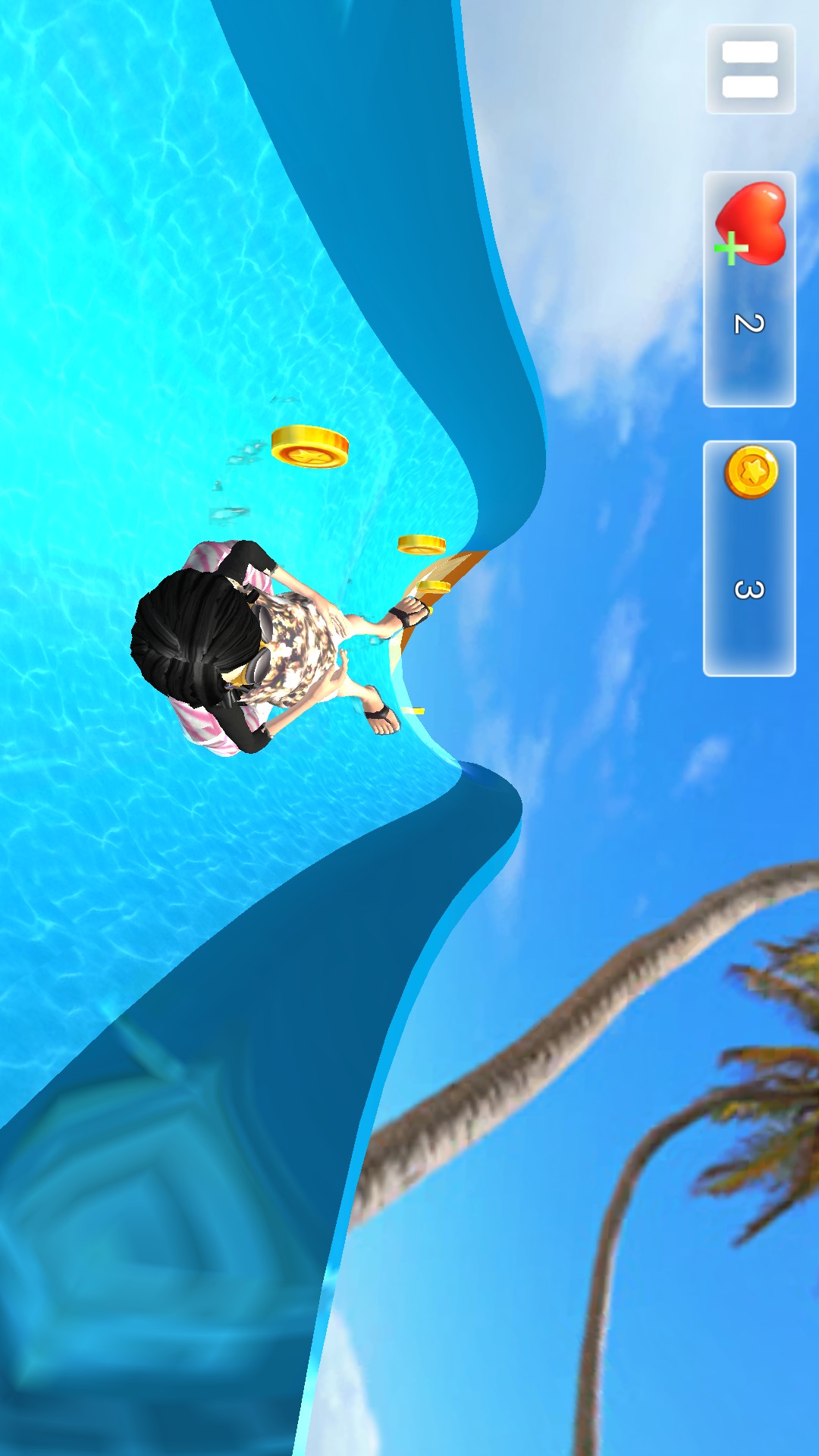 水上乐园滑梯模拟1