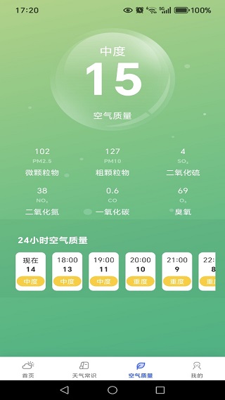 天气预报准时