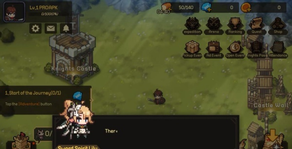 无名骑士团像素的英雄