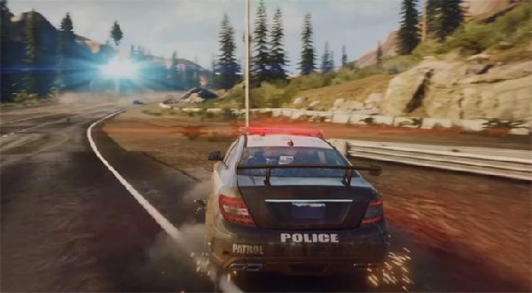 警车模拟公路追逐