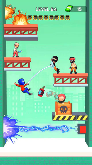 摇摆英雄绳索战士