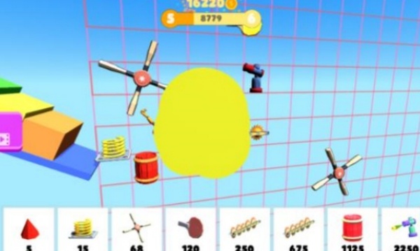 布娃娃破坏游乐场