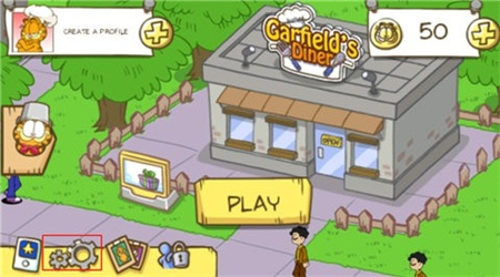 加菲猫餐厅正版4