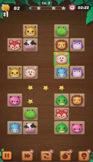 匹配拼图方块连接