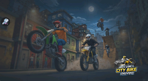 开放世界城市摩托驾驶