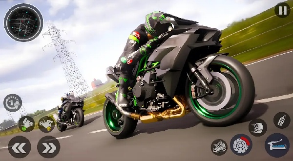 开放世界城市摩托驾驶