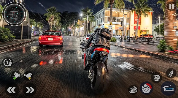 开放世界城市摩托驾驶