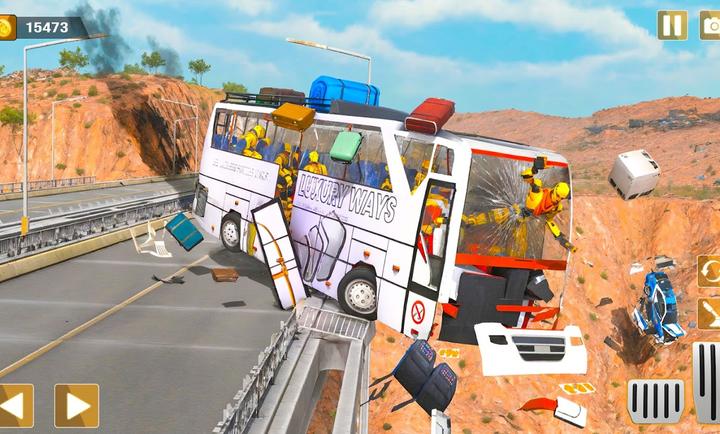 3D高速公路巴士碰撞模拟器4