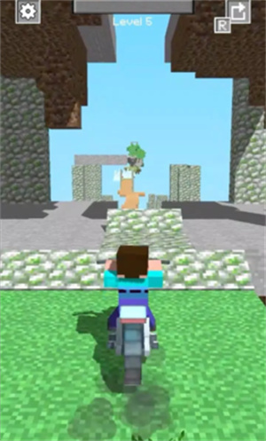 疯狂摩托方块竞速2