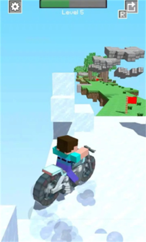 疯狂摩托方块竞速3