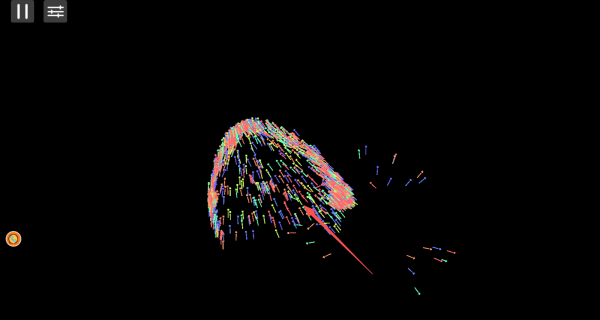 夜空绚烂烟花戏