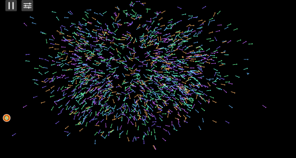 夜空绚烂烟花戏