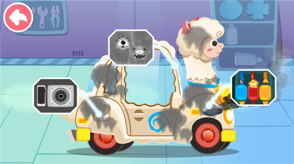 宝宝修车店游戏