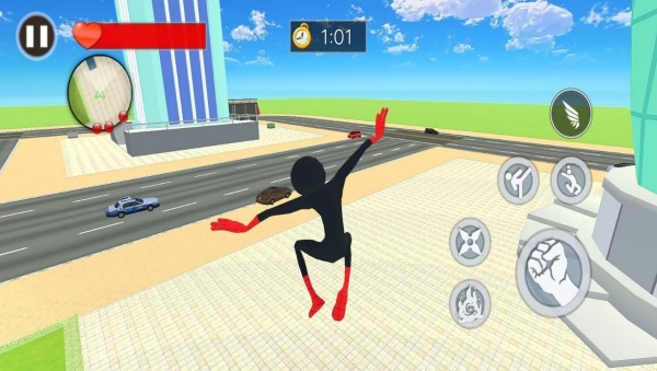 火柴人绳索英雄冒险2