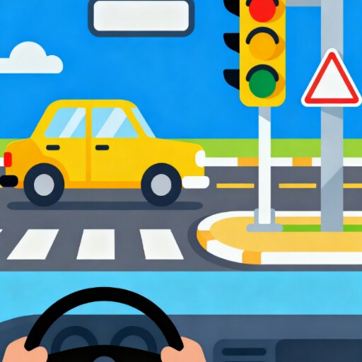 跑酷车神卡通竞速