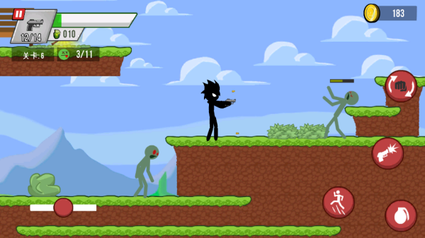 火柴人狂揍僵尸