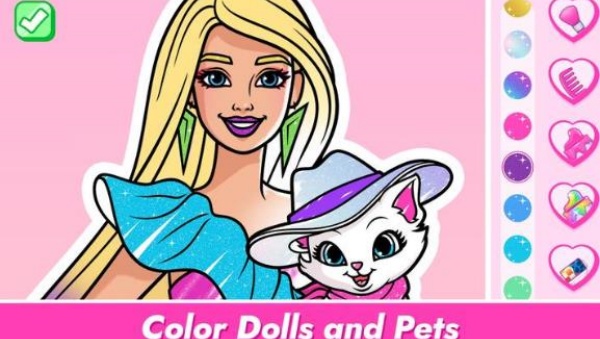 芭比娃娃色彩创作3