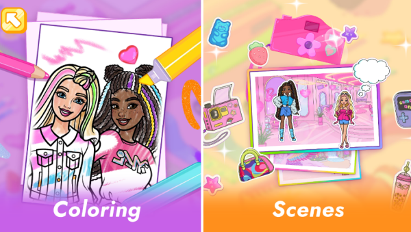 芭比娃娃色彩创作