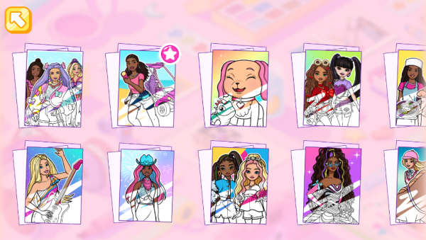 芭比娃娃色彩创作