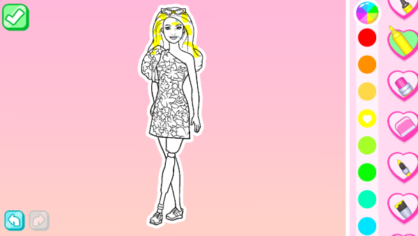 芭比娃娃色彩创作