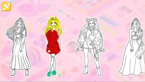 芭比娃娃色彩创作