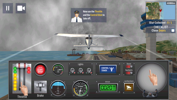 专业飞机飞行模拟器