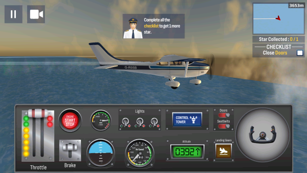 专业飞机飞行模拟器